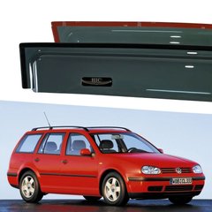 Дефлектори Hic накладні Volkswagen Golf-4 1997-2004 универсал | Ветровики на скотче HIC VW21